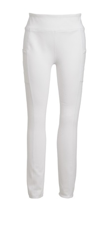 WAHLSTEN CARMELIAN CHILDREN'S RIDING LEGGINGS, WHITE